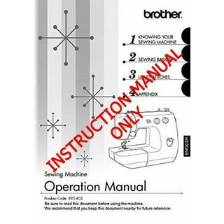 Brother LX3817 Sewing Machine Owners Instruction Manual (Paperback) 