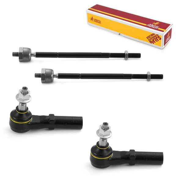 Metrix Premium Chassis Parts - 4 PC Inner & Outer Tie Rod End Kit Fits 2000-2004 Dodge Dakota RWD, 2000-2003 Dodge Durango RWD, Replacement EV406, ES3571
