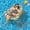 multicolor-2A, variant on MMJ Inflatable Pool Float Chair 2-in-1 U Shaped Water Sofa with Cup Holder Mesh Seat Ergonomic Floating Lounger Adult Summer Lake
