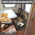 thumbnail image 5 of FOR U DESIGNS Tiger Flower Print 2 Pcs RV Dinette Cushion Covers Non-Slip Sofa Furniture Protector Comfortable 2 Seat Sofa Chair Cover Slipover for Travel Trailer Couch, 5 of 7
