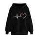 thumbnail image 2 of Sudadera suelta de manga larga para mujer Sudadera con capucha de calabaza Sudadera con capucha Blusa Fridja  ghj987+6298, 2 of 7