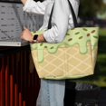 thumbnail image 7 of Large Travel Bag Waterproof Beach Bag Lightweight Oversized Tote For The Pool, Gym, Or Overnight Trips, Foldable Carryall Ice Cream Sage Green, 7 of 7