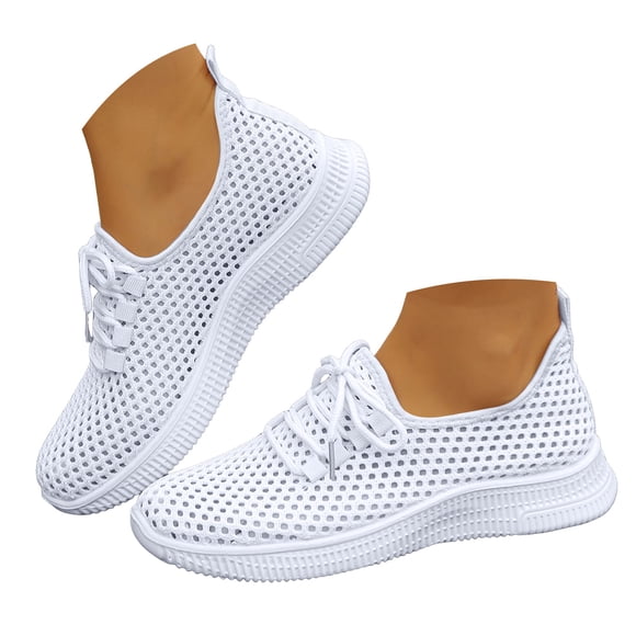 Fsqjgq Mesh Running Shoes for Women Outdoor Sports Sneakers Summer Basketball Shoe Workout Yoga Sneaker