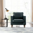 thumbnail image 5 of Bickford Navy Blue Colored Leather Chair, 5 of 10