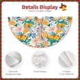 thumbnail image 3 of Rateoe Colorful Fruits Pattern Christmas Tree Skirt with Ties , Christmas Tree Decorations, Farmhouse Christmas Decor Xmas Holiday Decorations-36", 3 of 6