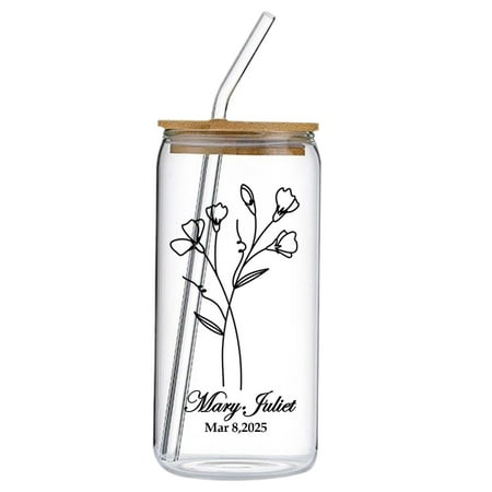 

Clearance! Glass&Bottle Kaireo Diy Birthday Flower May Coke Cup Cup*1 Kitchen Cups