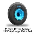 thumbnail image 4 of Bocina Coaxial 6.5 Steelpro Potencia Max 1100w Color Negro con Azul, 4 of 4