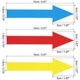 thumbnail image 2 of Uxcell Directional Arrow Sticker, 36 Pack Removable Self Adhesive, Red/Blue/Yellow, 2 of 6