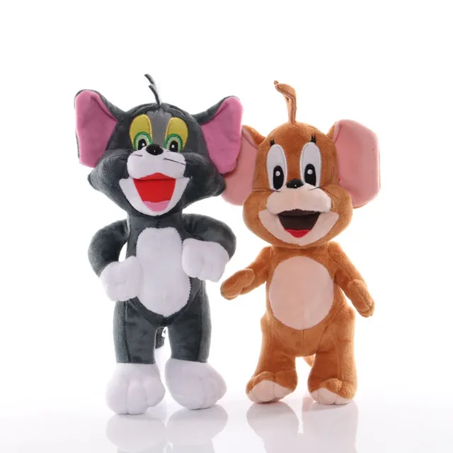 Juguete de peluche de gatito de , muñeco de peluche de Anime de gato y ratón, títere, regalo de cumpleaños y Navidad para niños