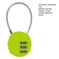thumbnail image 3 of LJNYFDC Keyless Door Lock Zinc Alloy Luggage Locks 3 Digit Combination Lock Travel Suitcase Padlock for Backpacks, 3 of 7