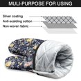 thumbnail image 7 of Cute Oven Mitts,Pioneer Flower Floral Print Pattern Oven Mitt 2-Pack Set,Kitchen Gloves for Oven,Heat Resistant Oven Mitts 7.7"x12", 7 of 7