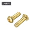 thumbnail image 3 of Unique Bargains M3x10mm Brass Machine Screws, Phillips Pan Head Fastener Bolts 20Pack, 3 of 5