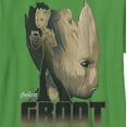 thumbnail image 2 of Boy's Marvel Avengers: Infinity War Groot Portrait  Graphic Tee Kelly Green Large, 2 of 4