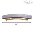 thumbnail image 6 of French Amie Small 2 1/4" Tokyo Onyx Silver Grey Black Hair Clip Barrette, 6 of 62