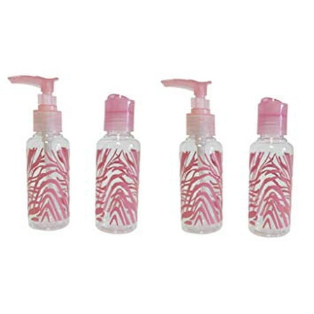 4 Ounce Travel Tin - 4pc. Travel Bottle Set 3.4 Ounce Each TSA Approved Travel Size