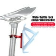 thumbnail image 4 of Wosthever Adaptador de soporte para botella de agua de bicicleta de montaña, montaje de conversión, marco de tija de sillín de 90 grados, Ciclismo Rojo, 4 of 6