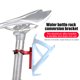 thumbnail image 5 of Soidarity Adaptador de soporte para botella de agua de bicicleta, soporte de conversión para bebida de aleación de aluminio, soporte de tija de sillín Ciclismo Rojo Soidarity OD024510-01, 5 of 6