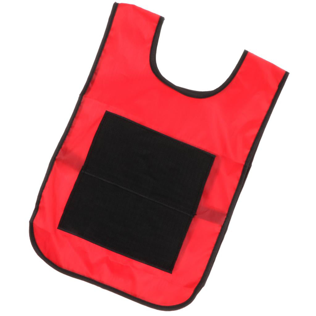 Red Vest for Kids Toddlers Sticky Ball Catch Game Training Cloth 