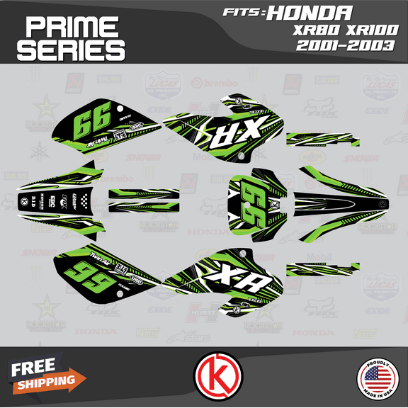 Kalair GFX Graphics Kit for Honda XR100 (2001-2003) Prime Series