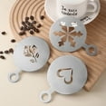 thumbnail image 1 of Sentmoon Coffee Flower Pulling Pattern Stainless Steel Fancy Cake Framing Milk Foam Stamping Spray Sprinkle Patterns, 1 of 3