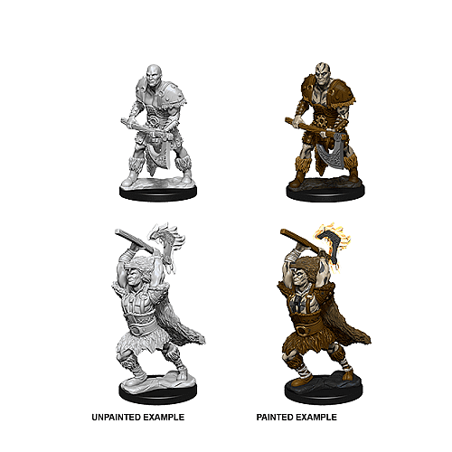 WizKids WZK73833 Dungeons & Dragons Nolzurs Marvelous-Male Goliath Barbarian W10 Miniature