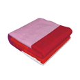 thumbnail image 3 of Horizontal Flannel Blanket Is Light Warm Soft Anti-Pilling Anti-Wrinkle Anti-Allergy And No Hair Loss For Bed And Sofa Camping Travel Purplish Red Stripe_82927_4, 3 of 8
