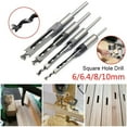 thumbnail image 4 of Hevirgo 6/6.4/8/10/12.7mm HSS Square Hole Drill Bit Mortising Chisels Woodworking Tool, 4 of 8