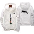 thumbnail image 4 of Primavera otoño hombres de gran tamaño protector solar rompevientos impreso chaqueta con capucha simplicidad moda adecuada para montañismo Camping, 4 of 5