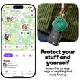 thumbnail image 5 of Life360 Tile (2024) Bluetooth Tracker, Keys Finder and Item Locator for Keys, Bags and More. Phone Finder. Both iOS and Android Compatible. 1-Pack (Green Surf), 5 of 8