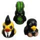 thumbnail image 1 of ¡Ofertas! Pato satánico gótico de Halloween, patos góticos, pato de goma oscuro único, patos punk de resina, pato de goma, juguetes de pato de goma gigante de pato punk rock, regalos góticos de pato, 1 of 8
