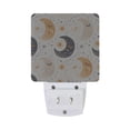 thumbnail image 2 of Cute Crescent Moon and Sun Night Light 2 Pack LED Nightlight Plug into Wall Dusk to Dawn Sensor Soft White, 2 of 7