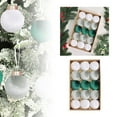 thumbnail image 3 of 15PCS Velvet Christmas Ball Ornaments - 3" Shatterproof Plush Xmas Tree Decorations for Holiday Home & Party Decor, 3 of 7