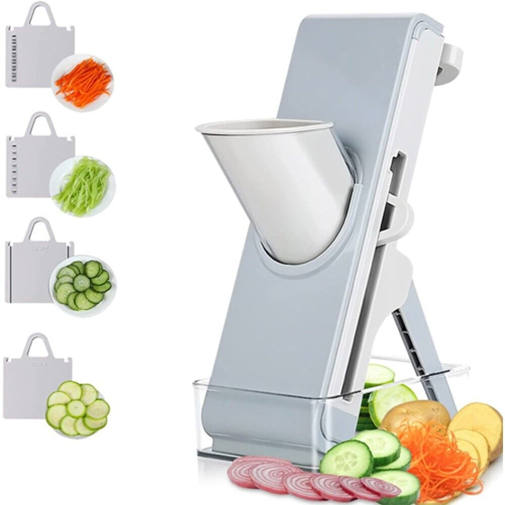 5-in-1 Safe Multifunctional Slicer Mandolin Manual Vegetable Cutter Chopper  Radish French Fries Cutting Tool Kitchen Accessories