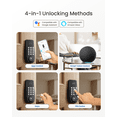 thumbnail image 4 of DESLOC C100 Plus -W Smart Keyless Deadbolt – Up to 100 PIN Codes, IP54 Waterproof, BHMA Grade 3, Black, 4 of 12