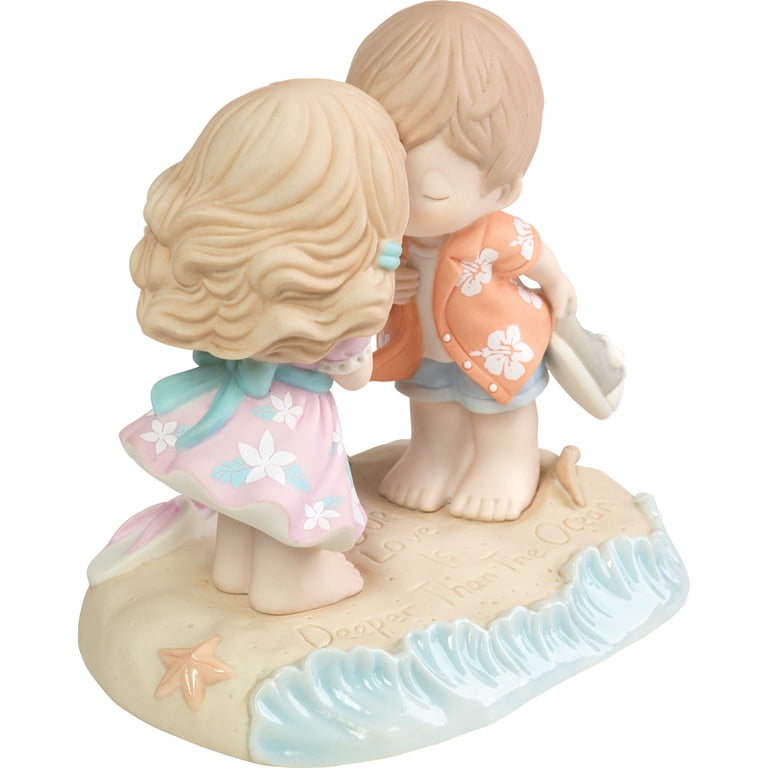 Precious Moments Love is Deeper Than The Ocean Bisque Porcelain