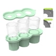 thumbnail image 5 of ievspot Silicone Ice Mold Cylinder Hollow Shape Stackable Juice Whiskey Cocktail Ice Cubes Maker, 5 of 8