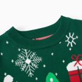 thumbnail image 4 of GYRATEDREAM Unisex Toddler Boys Girl Ugly Christmas Sweater Sweatshirts Long Sleeve Crewneck Pullover Tops Kids Holiday Xmas Sweater, 4 of 6