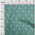 thumbnail image 1 of oneOone Tissu Polyester Lycra Imprimé Hippocampe pour Couture Largeur 56 Pouces, 1 of 4