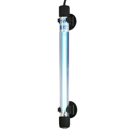 Uv Water Disinfection 11W UV Light Sterilization Lamp Submersible Ultraviolet Sterilizer Water Disinfection for Aquarium Fish Tank Pond AC110-120V ()