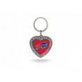 thumbnail image 1 of Buffalo Bills Bling Rhinestone Heart Keychain, 1 of 4