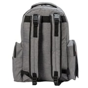 K-Cliffs Unisex Diaper Bag Backpack ,Travel Baby Bag Multi-Function Maternity use with Cell Phone Pocket Changing Pad & Stroller adjustable Straps, Gray