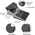 thumbnail image 3 of Womens Wallet RFID Blocking Small Wallets Woman Credit Card Holder Trifold Ladies Wallets with Coins Zipper Pocket, 3 of 5
