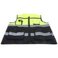 thumbnail image 4 of Chaleco reflectante de seguridad Práctico Chaleco ligero de alta visibilidad para seguridad laboral Tráfico de voluntarios de emergencia (Amarillo), 4 of 7