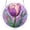 #A19-Purple Tulip, variant on Acrylic Puzzles Suncatcher Window Hanging, 83 Pieces 7.4 Inch Rabbit Floral Sun Catcher Acrylic Puzzles, DIY Stained Glass Acrylic Puzzle Kit Garden Decoration for Women Men Mom Birthday Gift