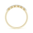 thumbnail image 2 of ANGARA Natural 0.48 Ct. Diamond Non Eternity Ring in 14K Yellow Gold for Women (Ring Size: 11.5), 2 of 9