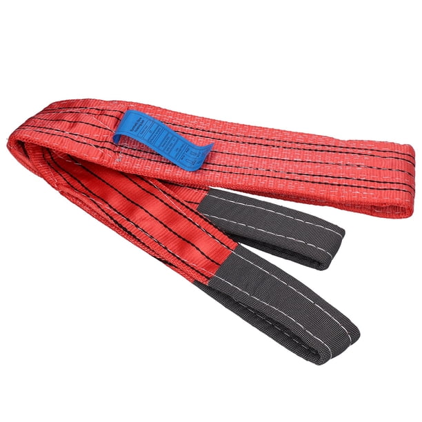 Pack De 4 Eslingas De Borde Con Correa De 31" Y Mangas Protectoras – RuggedTow, Capacidad 3000 Lbs, Color Azul