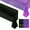 Purple & Black, variant on 4 Pcs Black & Purple Holographic Laser Tablecloths Iridescence Shiny Table Covers 40" x 108" Halloween Decorations Space Plastic Table Cloths for Birthday Party Wedding Events Supplies