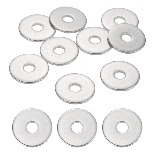 20 Pcs M5.4 304 Acier Inoxydable Rondelles Plates 5.4mm ID 20mm OD 1.5mm Épais, Argent