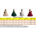 thumbnail image 4 of Vestido de encaje tipo princesa TTYAOVO con flores para niña, talla 140 (7-8 años), 4 of 4