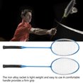 thumbnail image 3 of Sports Badminton Racket, Offensive Comfortable Grip High Hardness Robust Badminton Racket Set with Storage Bag for Outdoor Red,Blue, 3 of 7